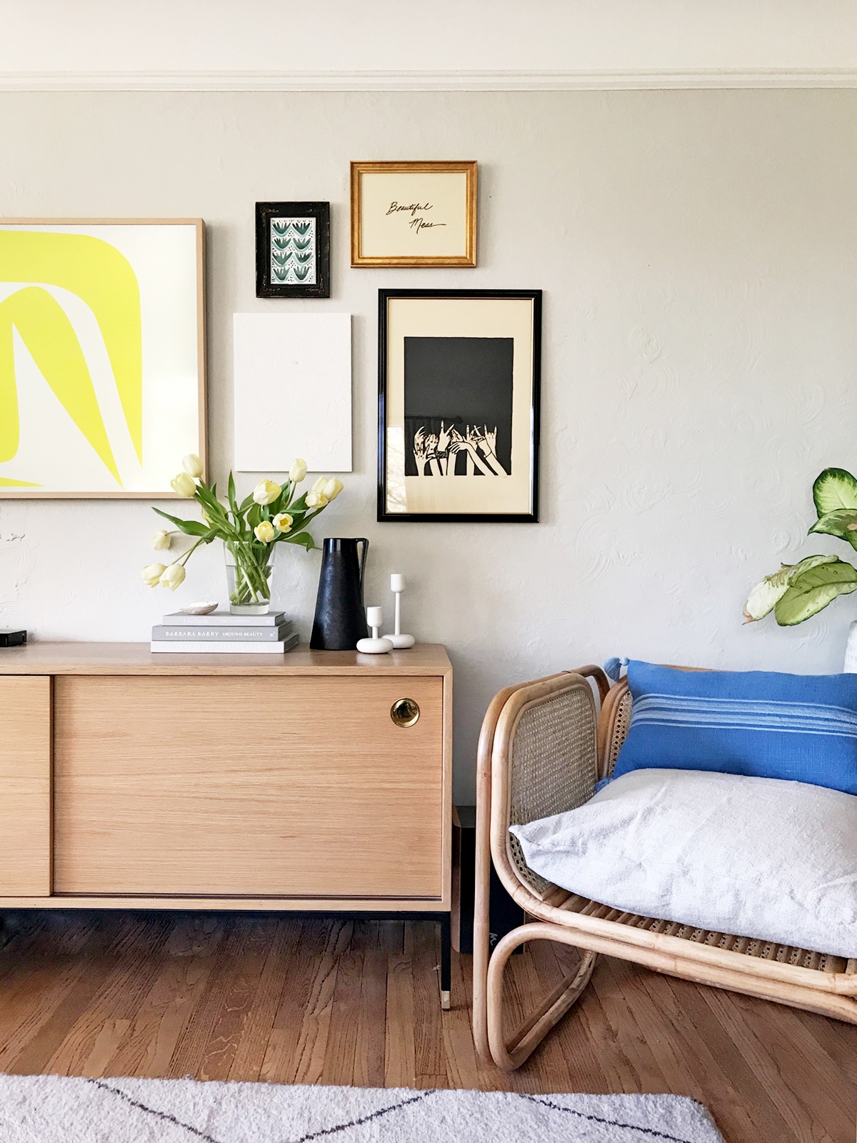 our living room gallery wall and favorite art sources
