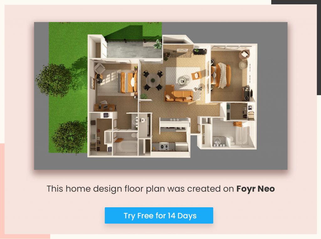 this floor plan created on foyr neo
