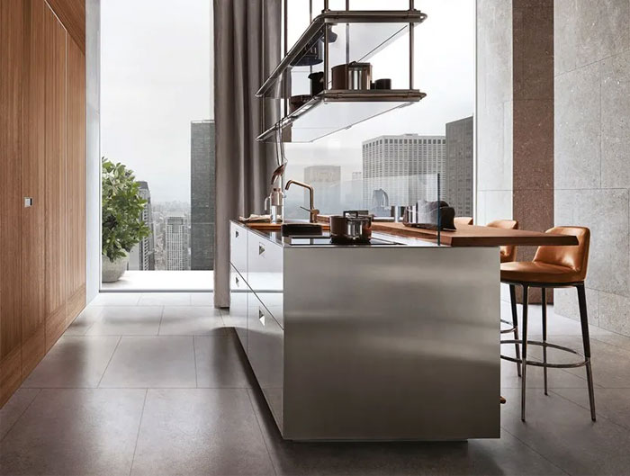 Kitchen Design Trends 2025 / 2026 – Colors, Materials & Ideas hidden kitchen 3