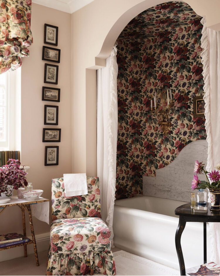 design by flora soames in world of interiors