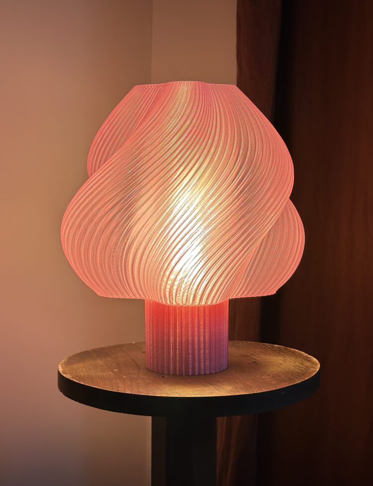 soft serve 3d printed lamp from att pynta