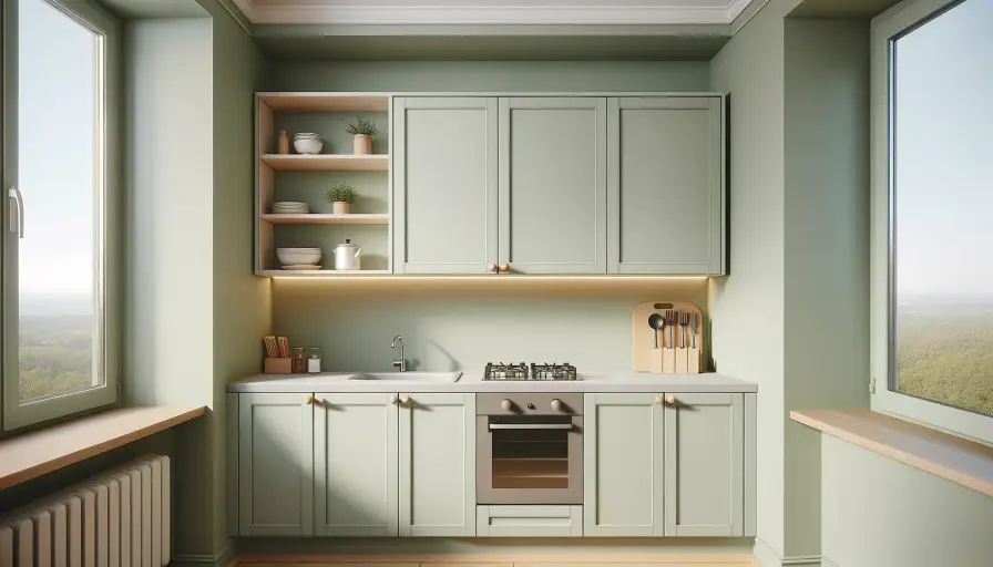 Luxury Modern Kitchen with In-Built Cabinets