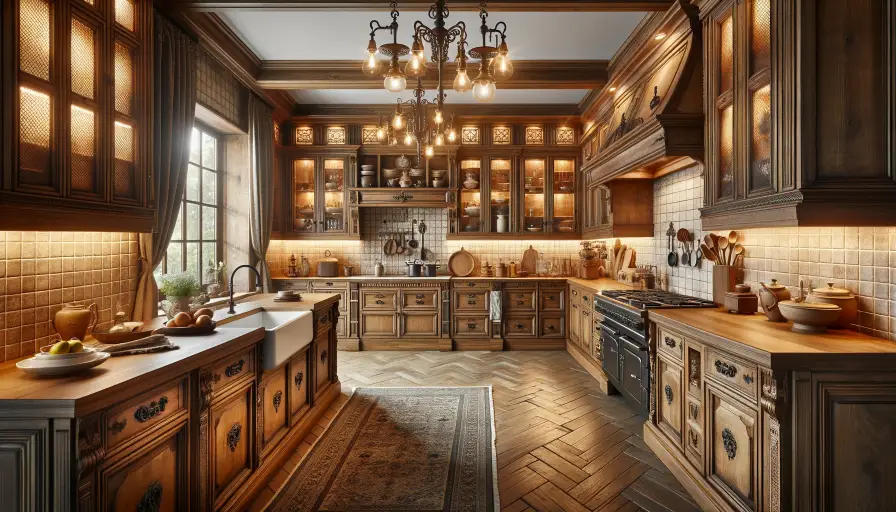 Luxurious Theme Kitchen Design