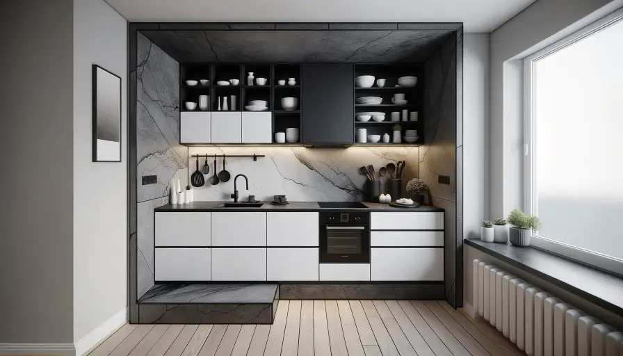 One Wall Kitchen Design