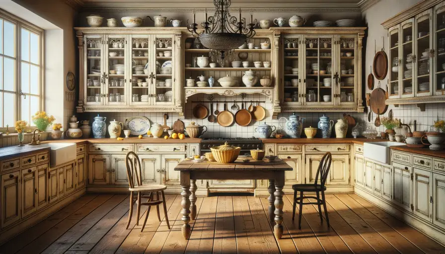 Vintage Ceramics Kitchen Design