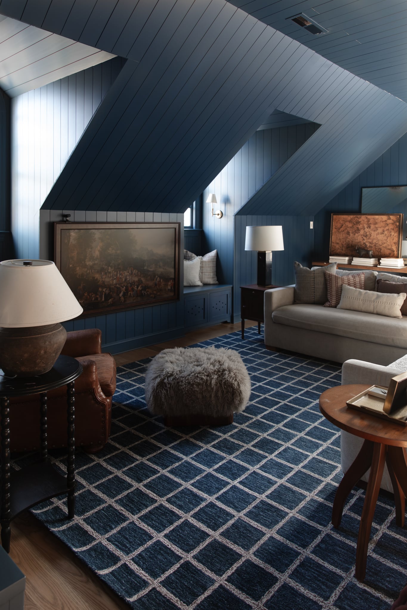 Unveiling the CLJ x Loloi Rug Winter Collection with the Polly rug in Navy Silver