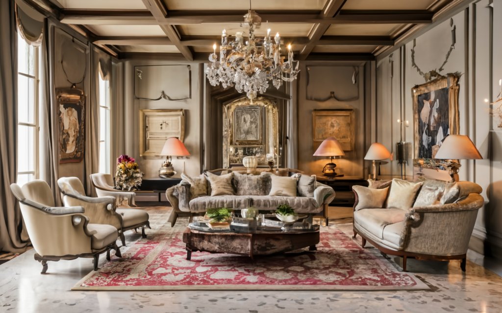 Furnitures-inside-tudor-style-house