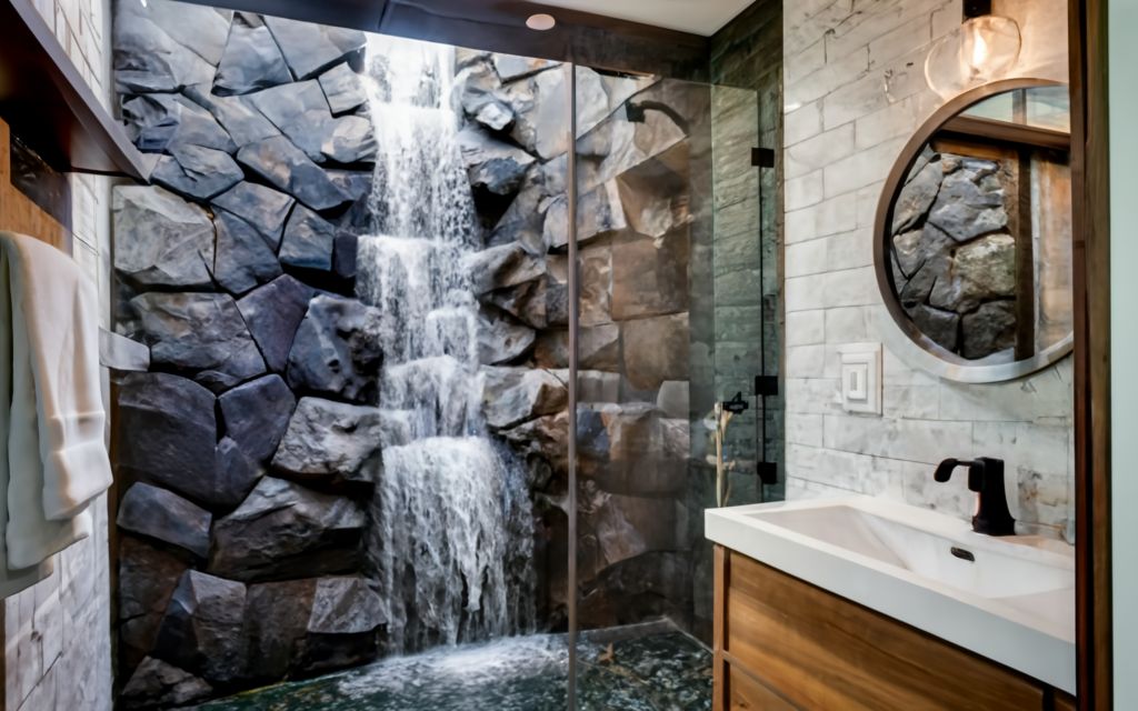 Rockfall accent tile