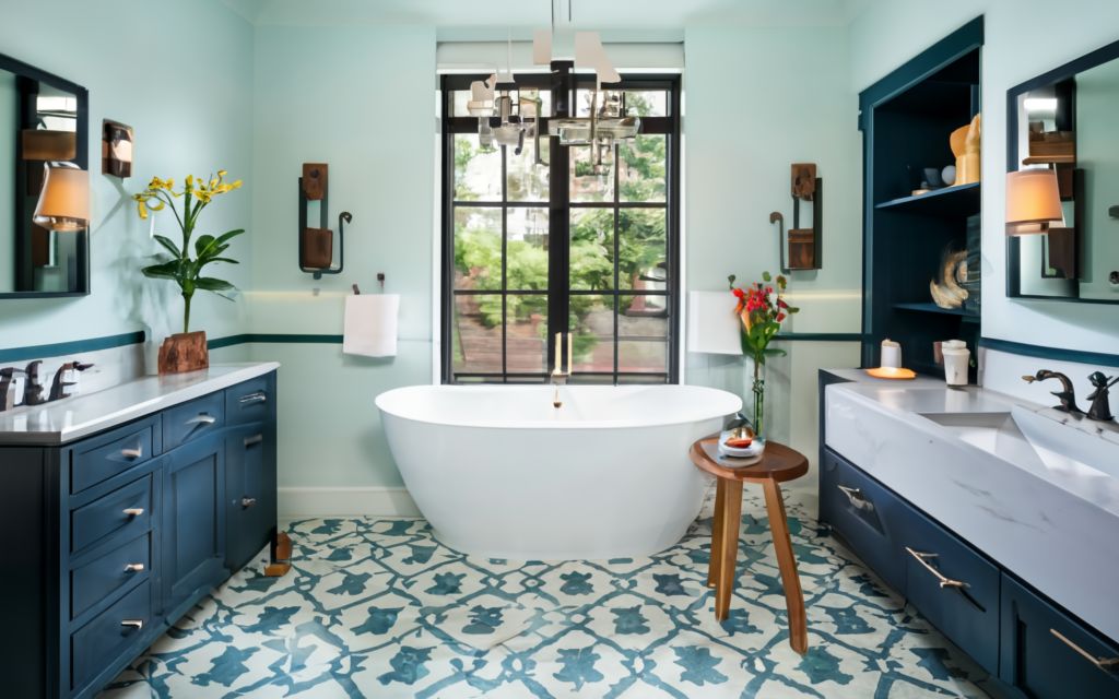 Turner Teal Bathroom Tiles
