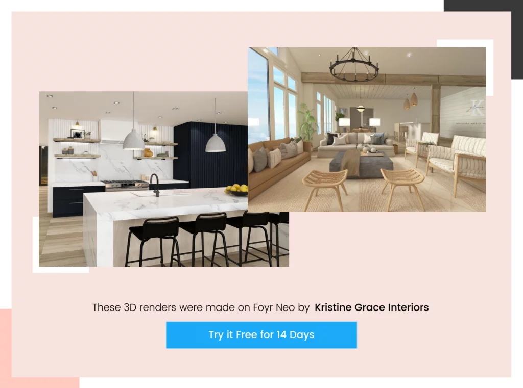 Render done in Foyr Neo