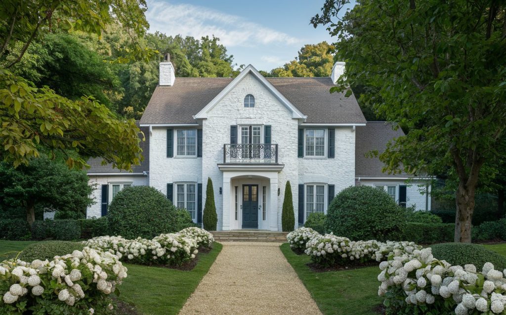 Home with textured paints