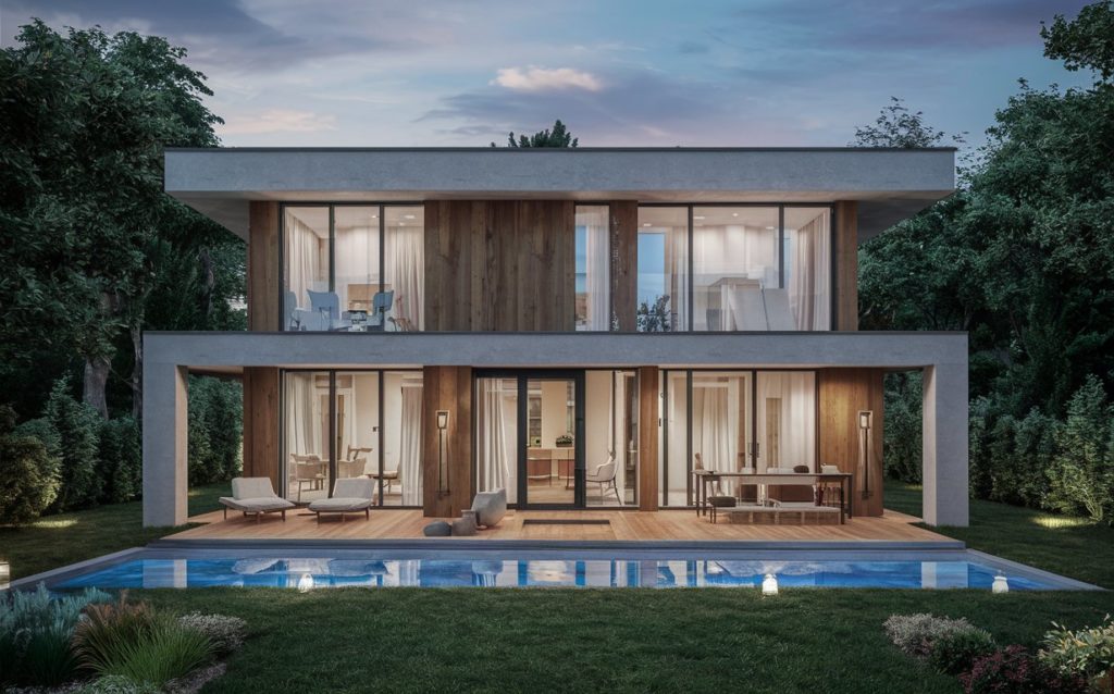 Home with High Pressure Laminate