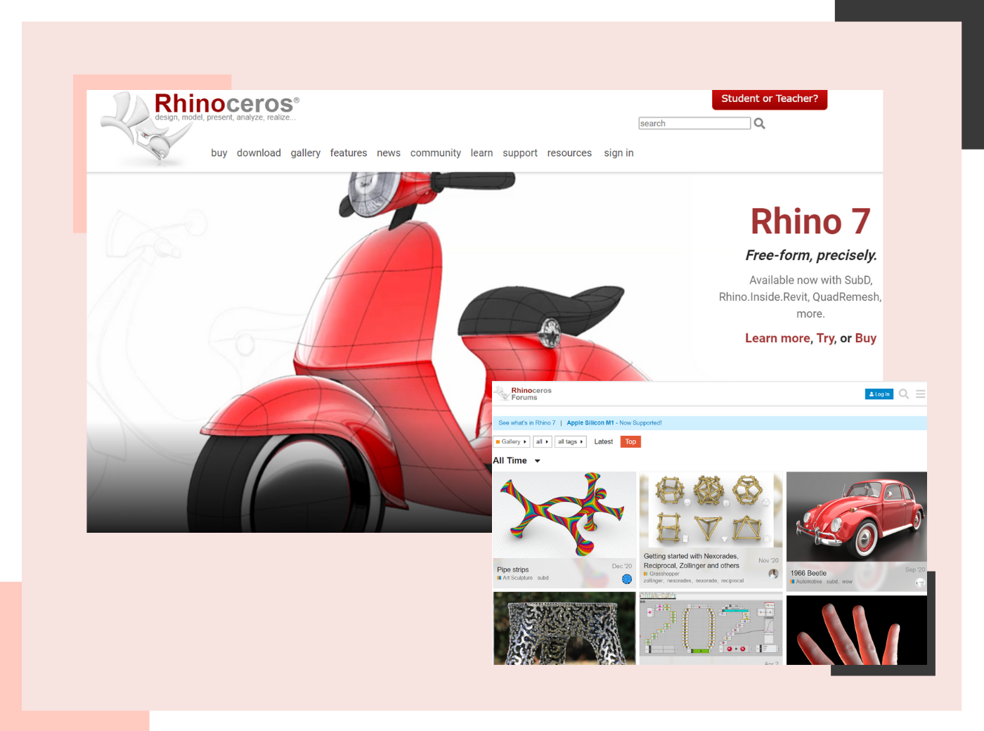 Rhino rendering software