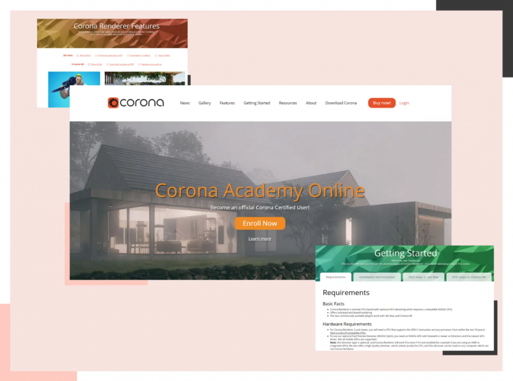 corona renderer - 3d rendering software