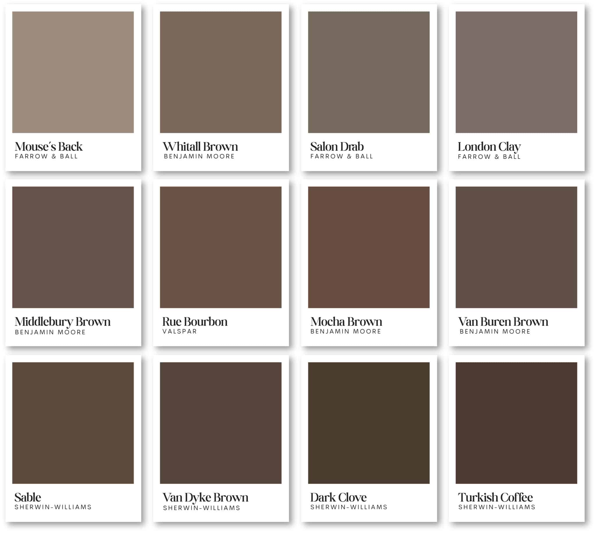 Chris Loves Julia | Julia's Favorite Brown Paint Colors