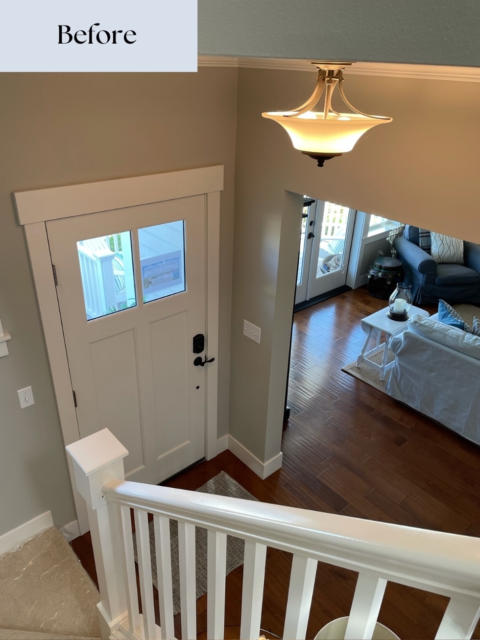 Our Coastal Cottage Before and After Photos of Entry Progress (and more!)