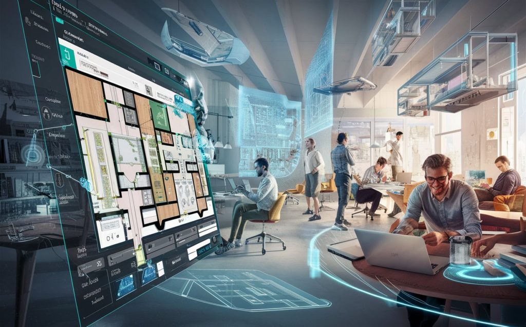 AI design software for creating modern interiors