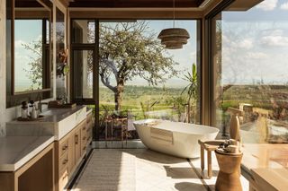 Images of the Singita Milele lodge