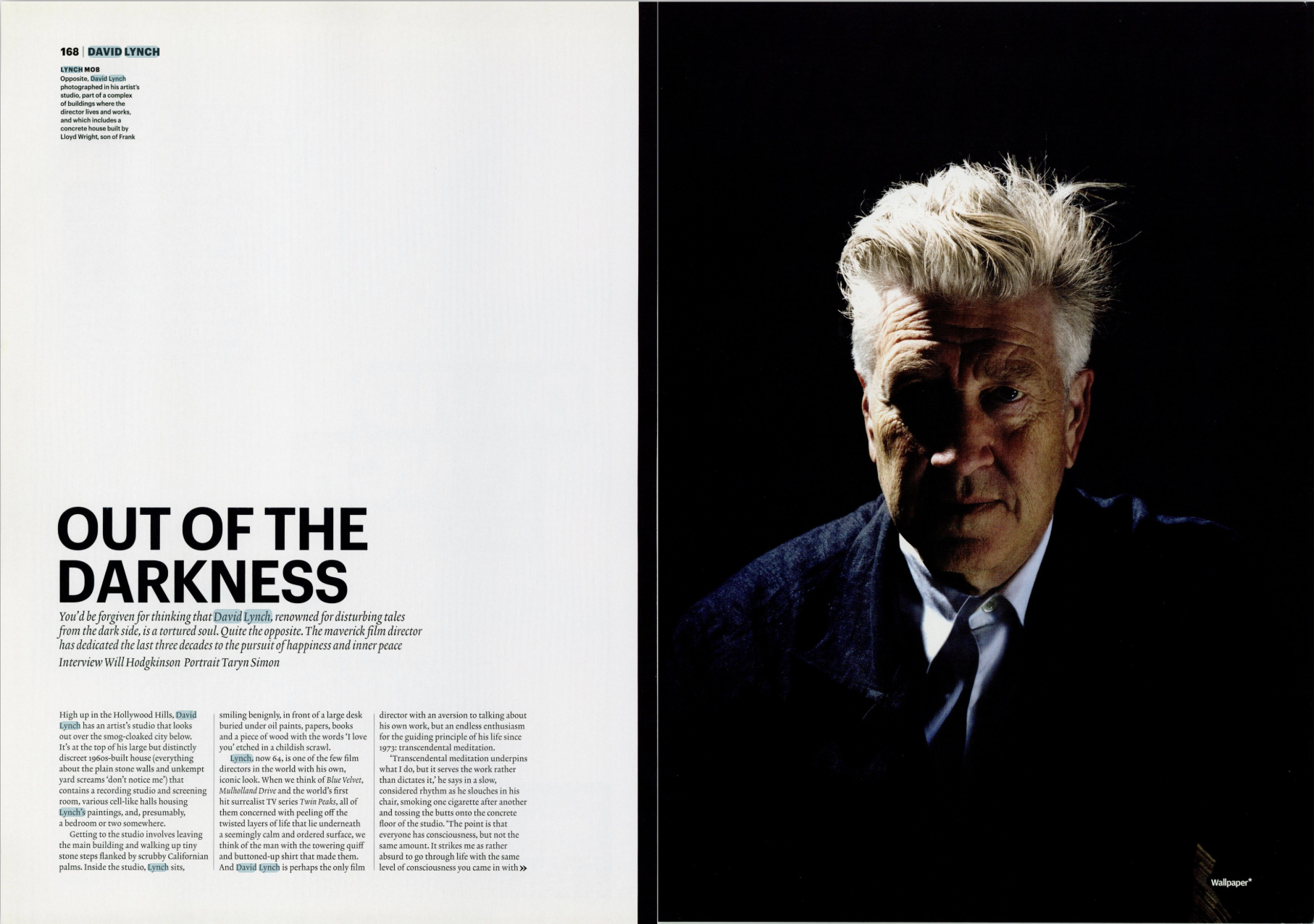 David Lynch Wallpaper Guest Editor 2010