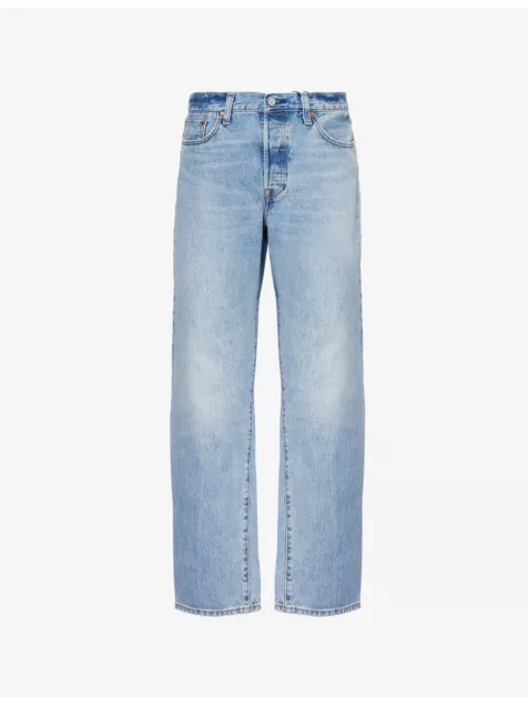 501 90's Mid-Rise Straight-Leg Jeans