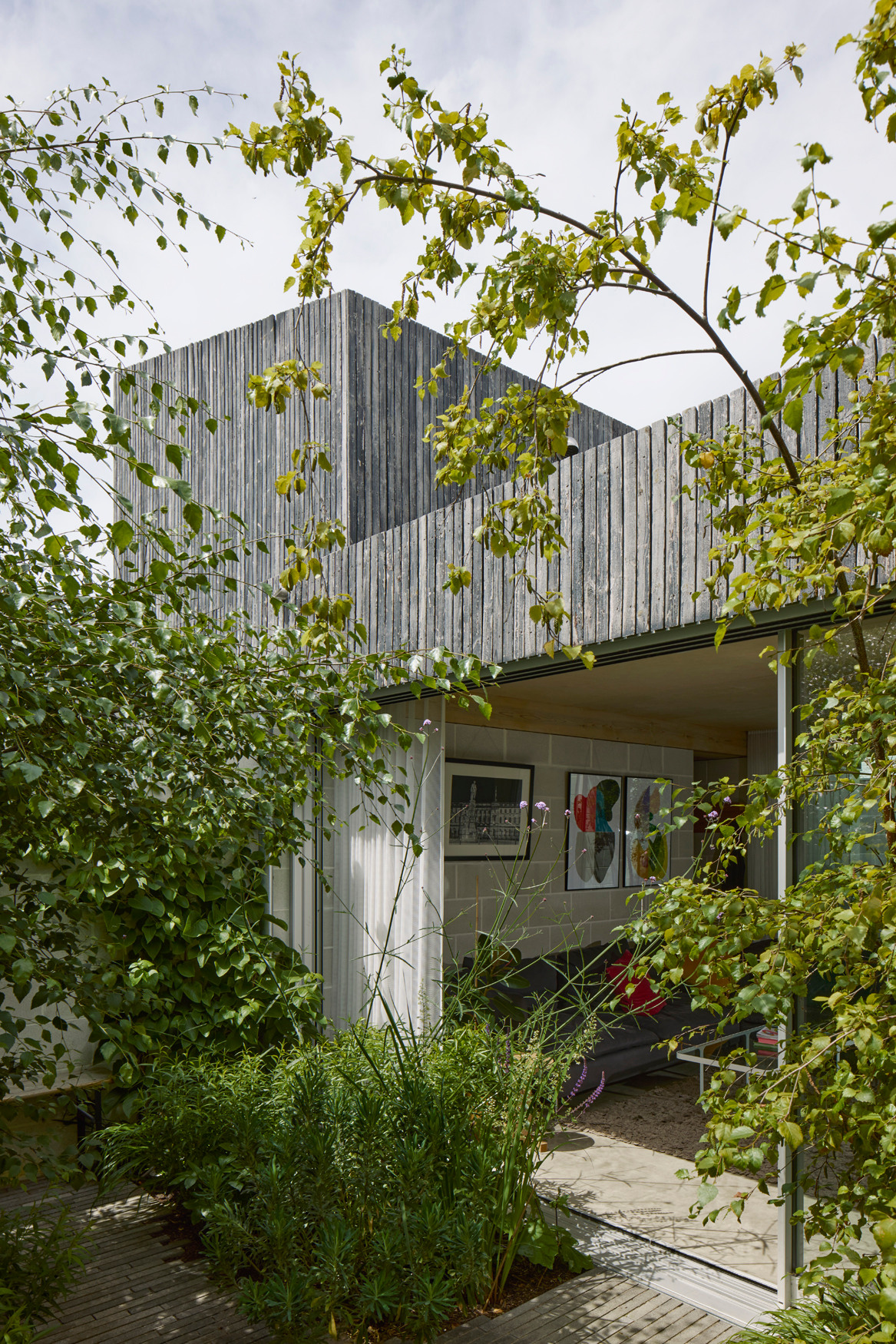 Looking back into the house from the main courtyard