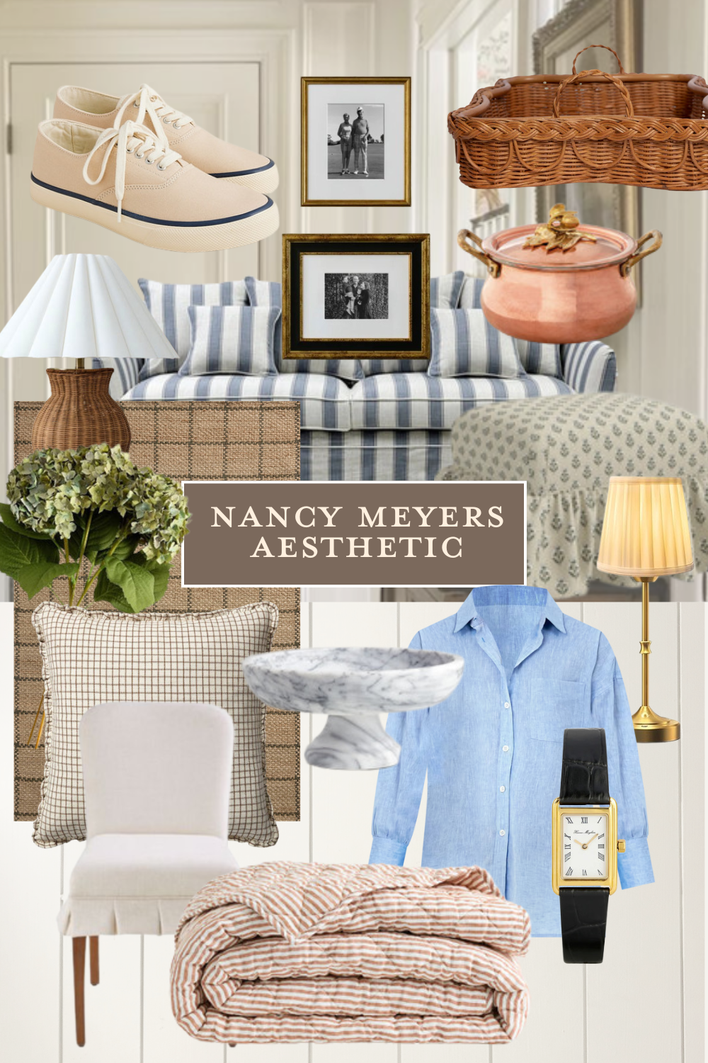 Nancy Meyers Aesthetic Collage