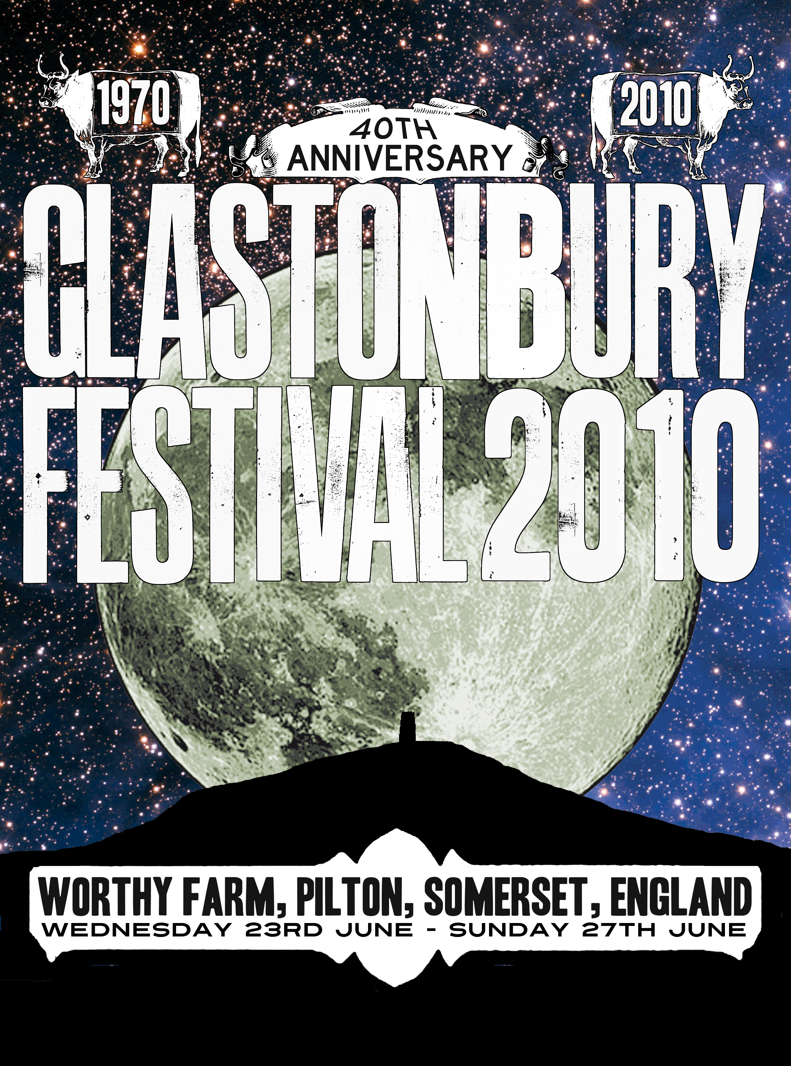 Glastonbury poster 2010