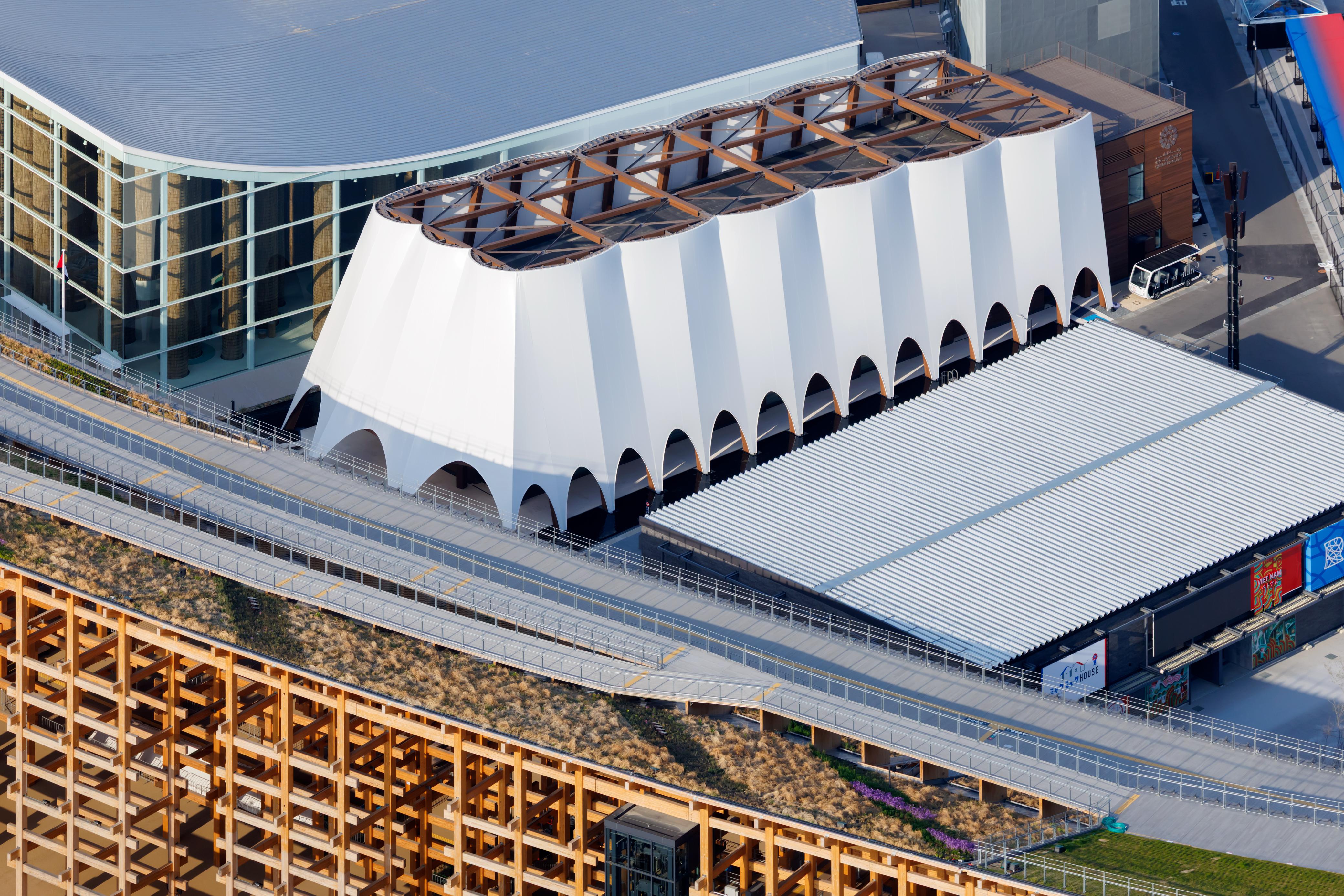 Qatar Pavilion at EXPO 2025 Osaka (C) Iwan Baan. Courtesy Qatar Museums ( 8 )