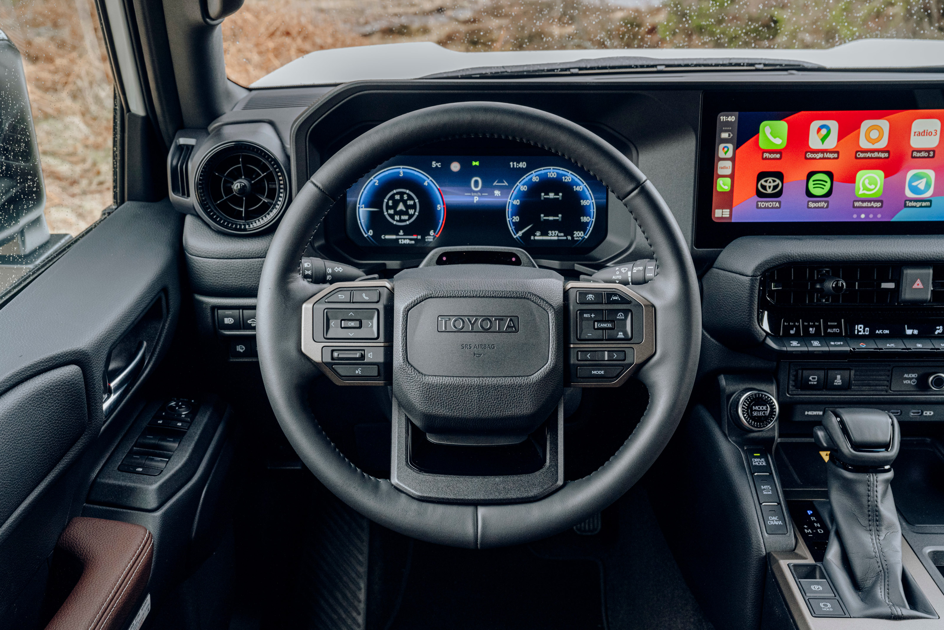 Touch screens are supplemented by physical controls