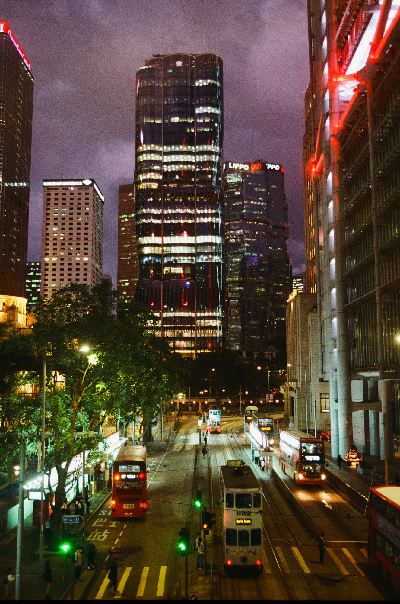 A historic ‘ding-ding’ double-decker tramway line passes next to The Henderson building