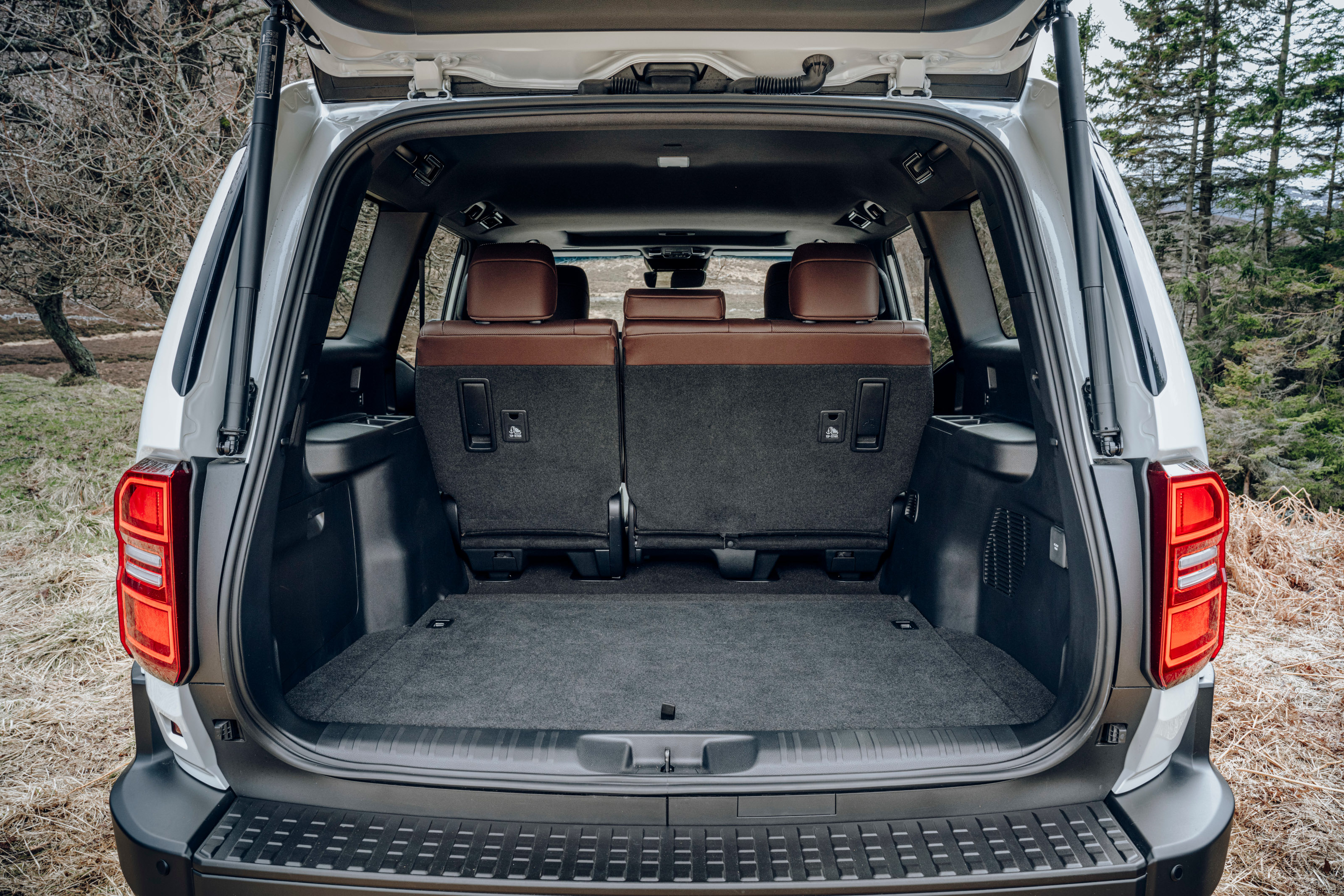 A third row of seats is optional, otherwise you can a larger boot (shown here)