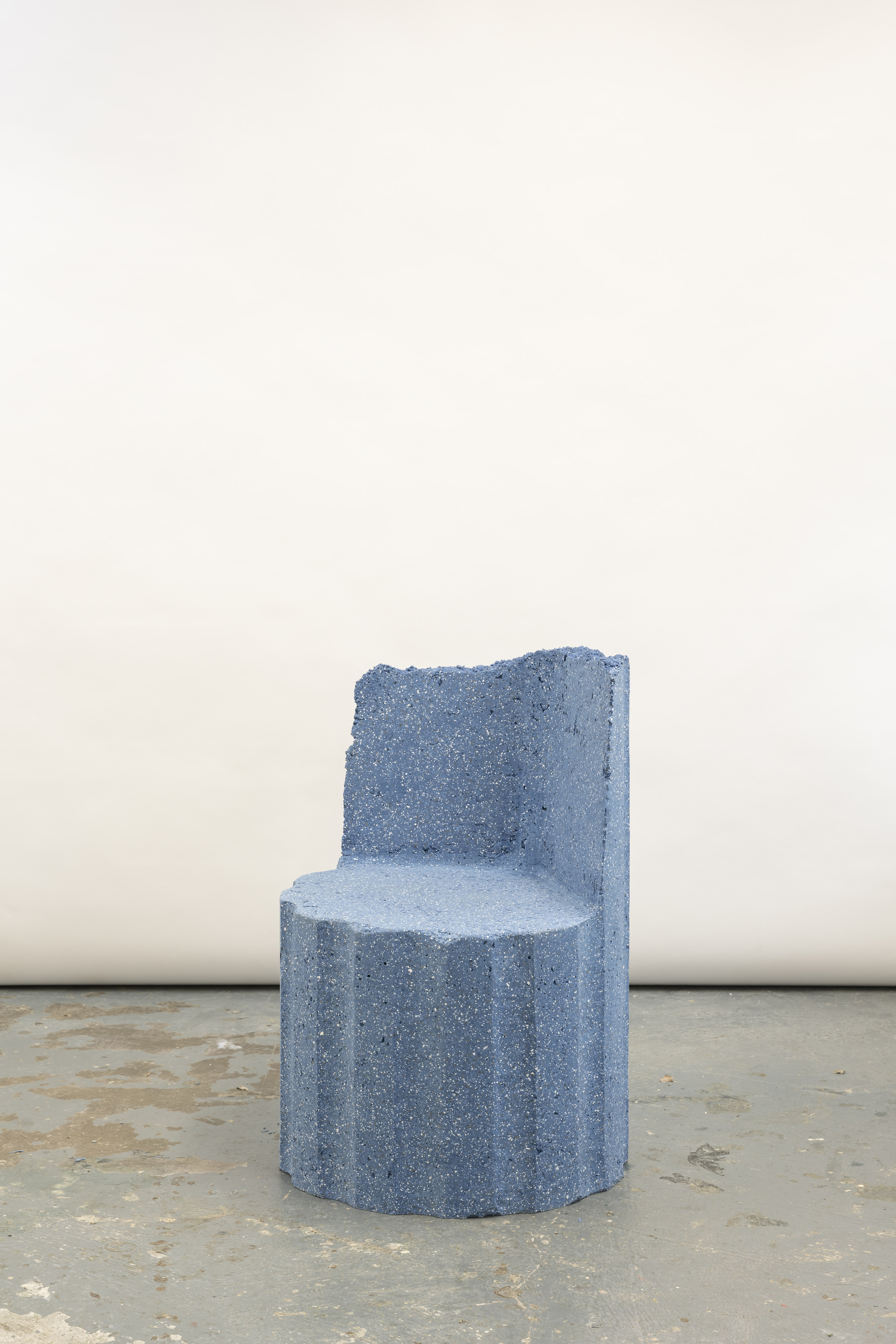 hand sculpted rubber chair