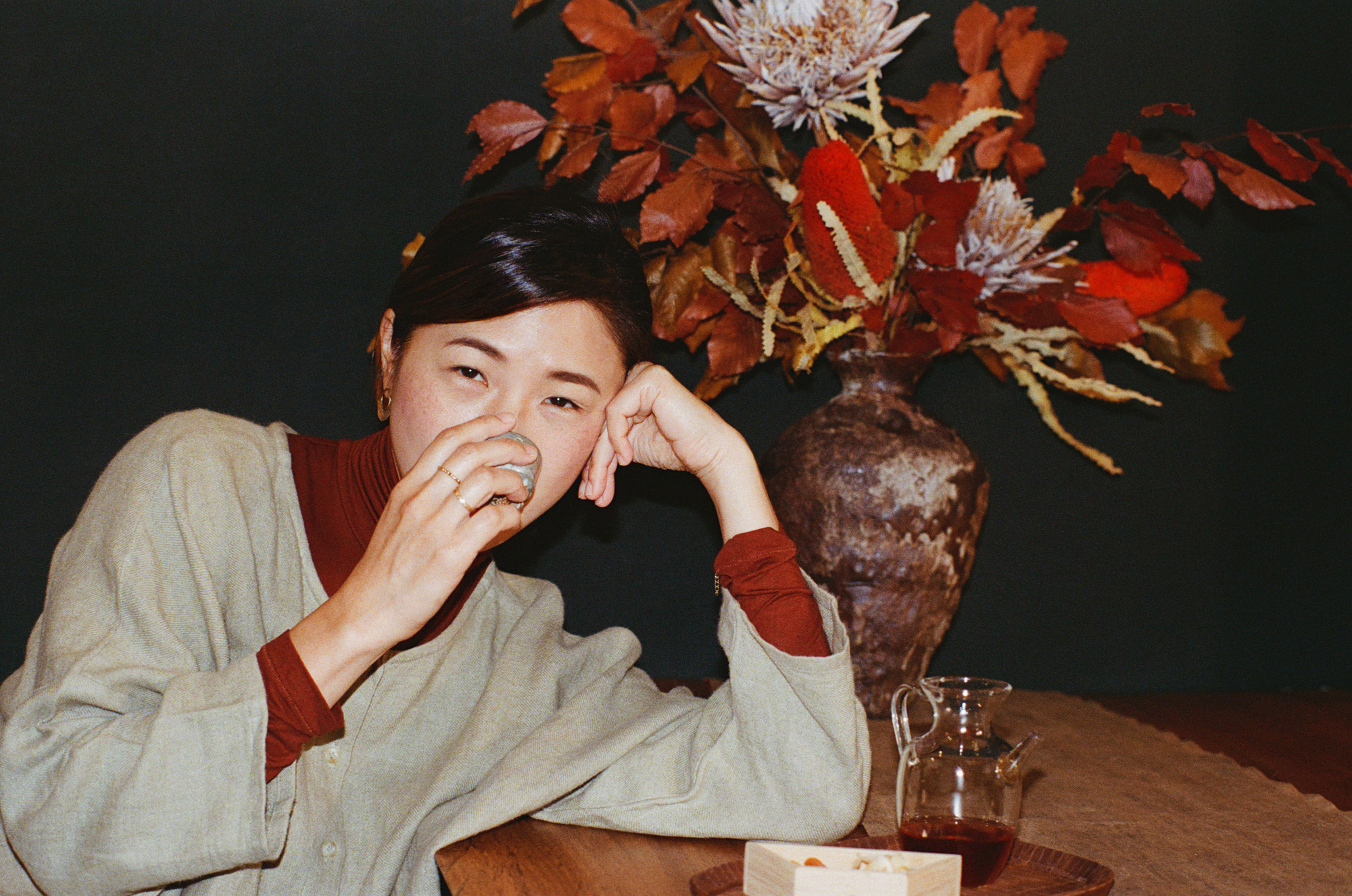 Founder Nana Chan at her Plantation Tea Bar in Shek Tong Tsui