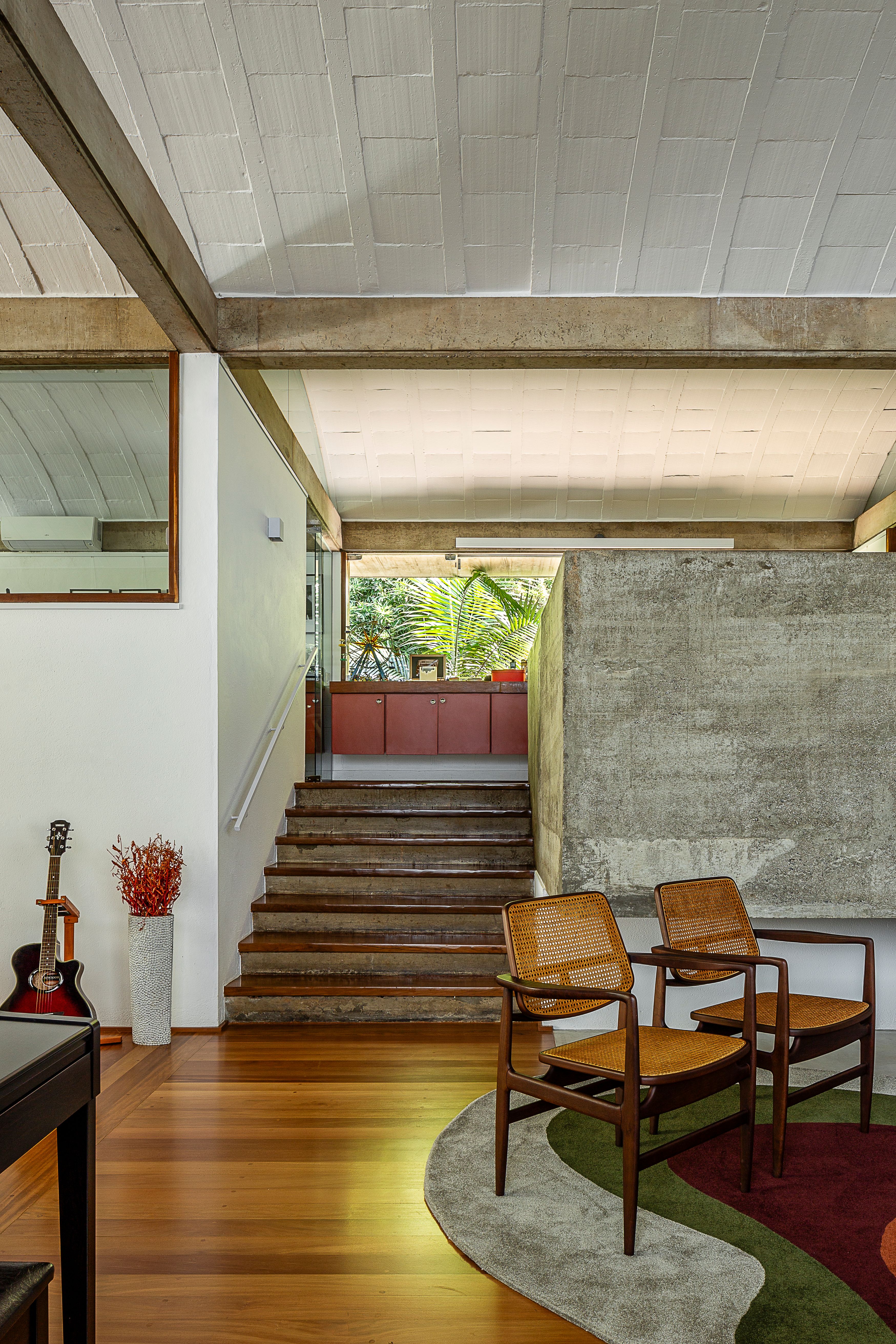 Brazilian Brutalism Arches House