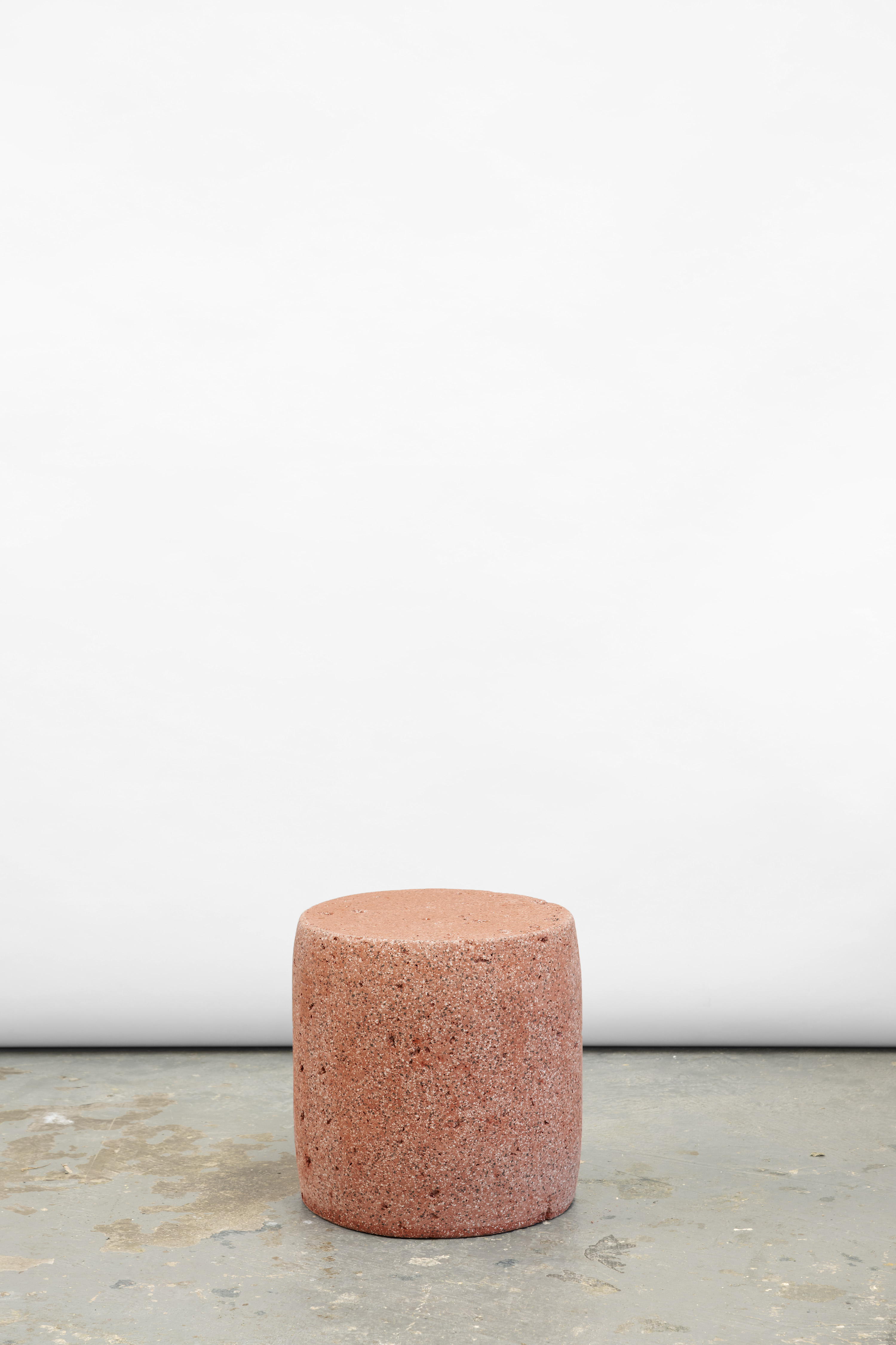 hand sculpted rubber stool