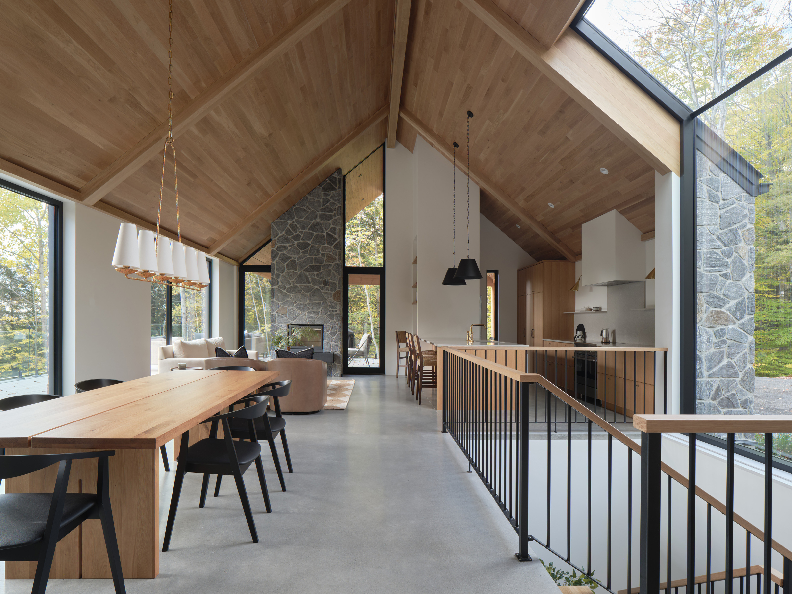 The main open plan living space