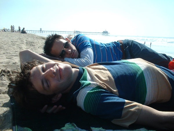 a man looking at the camera