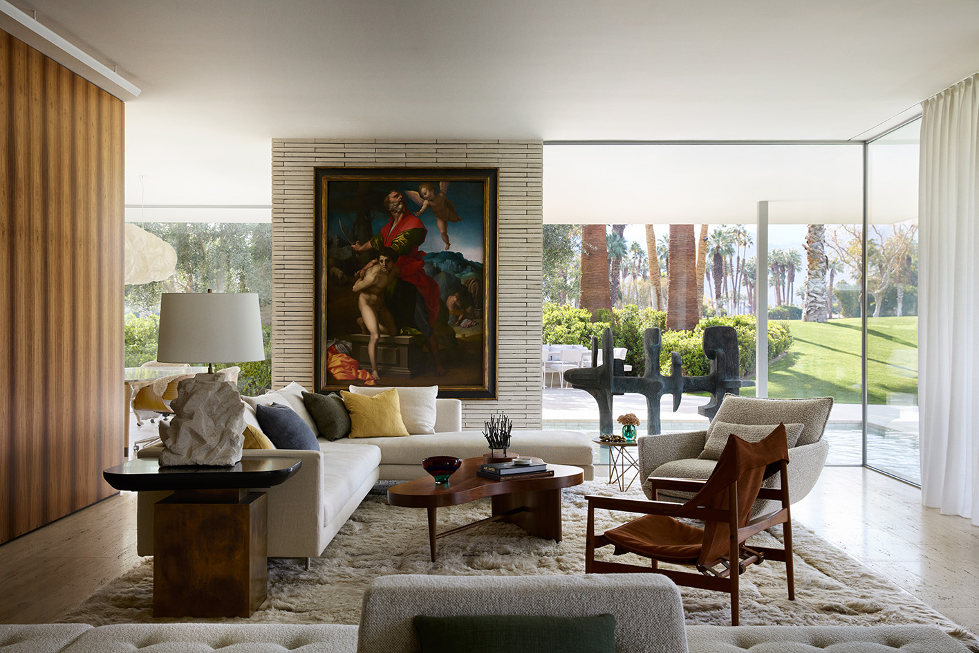 Rancho Mirage house, the home of architect Steven Harris and husband and collaborator Lucien Rees Roberts