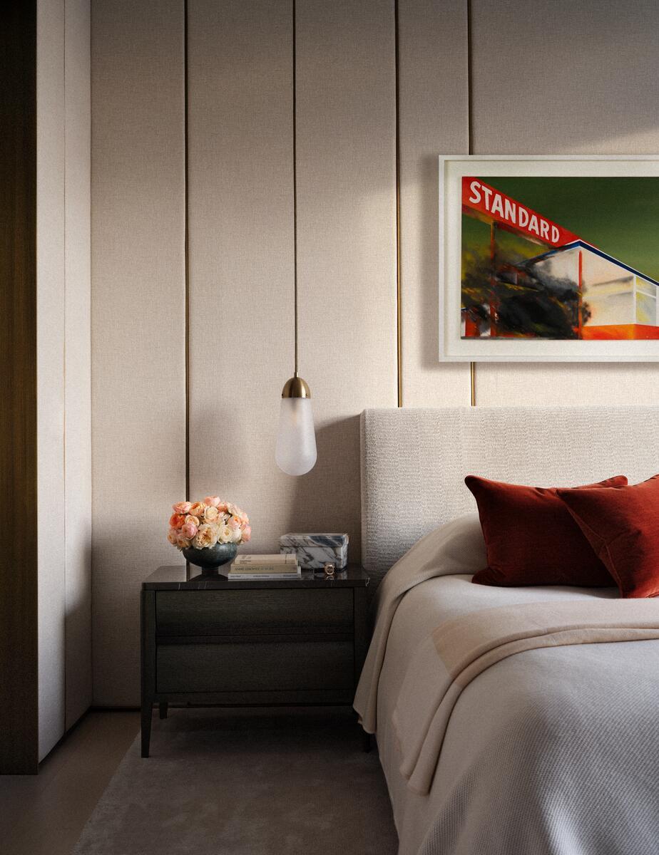 Dovigi apartment in 432 park avenue interiors with big picture frame windows