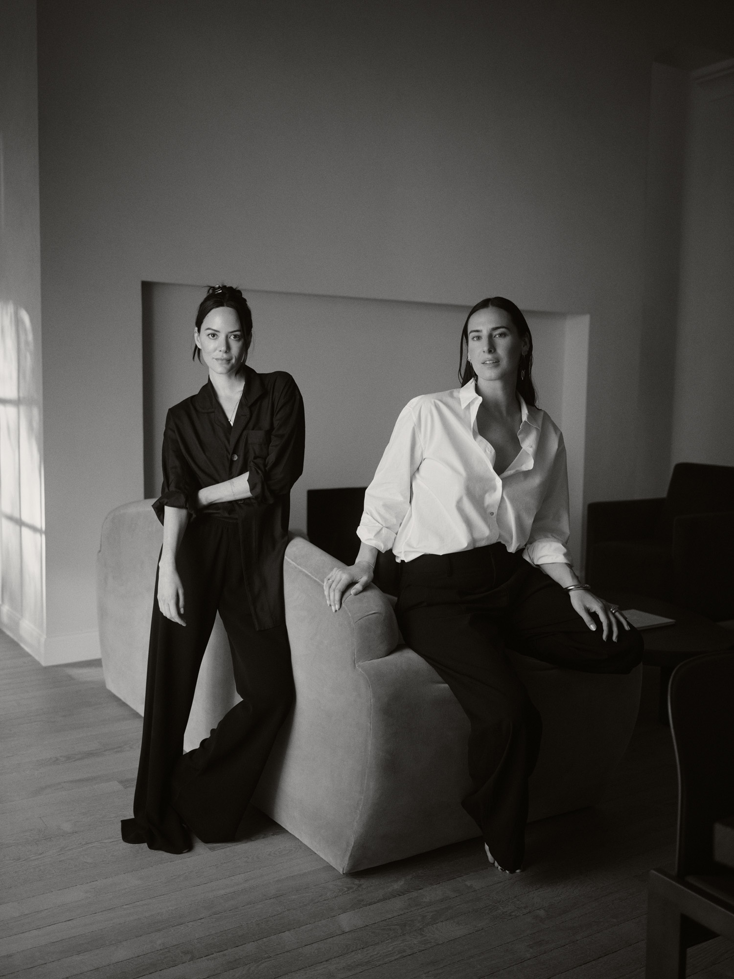 sun dappled interior of a Los Angeles villa