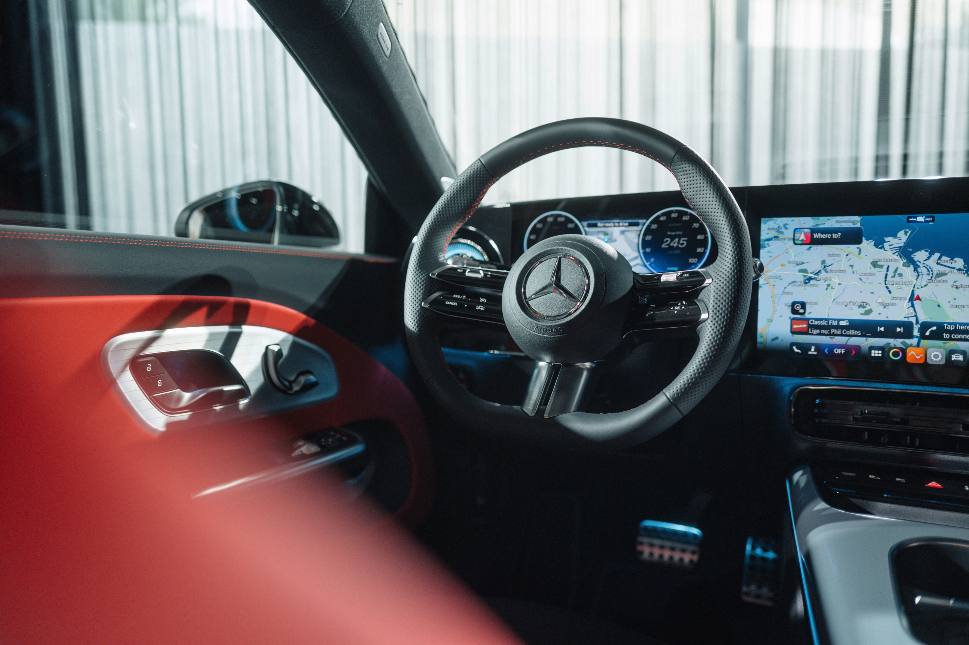 Mercedes CLA Shooting Brake dashboard
