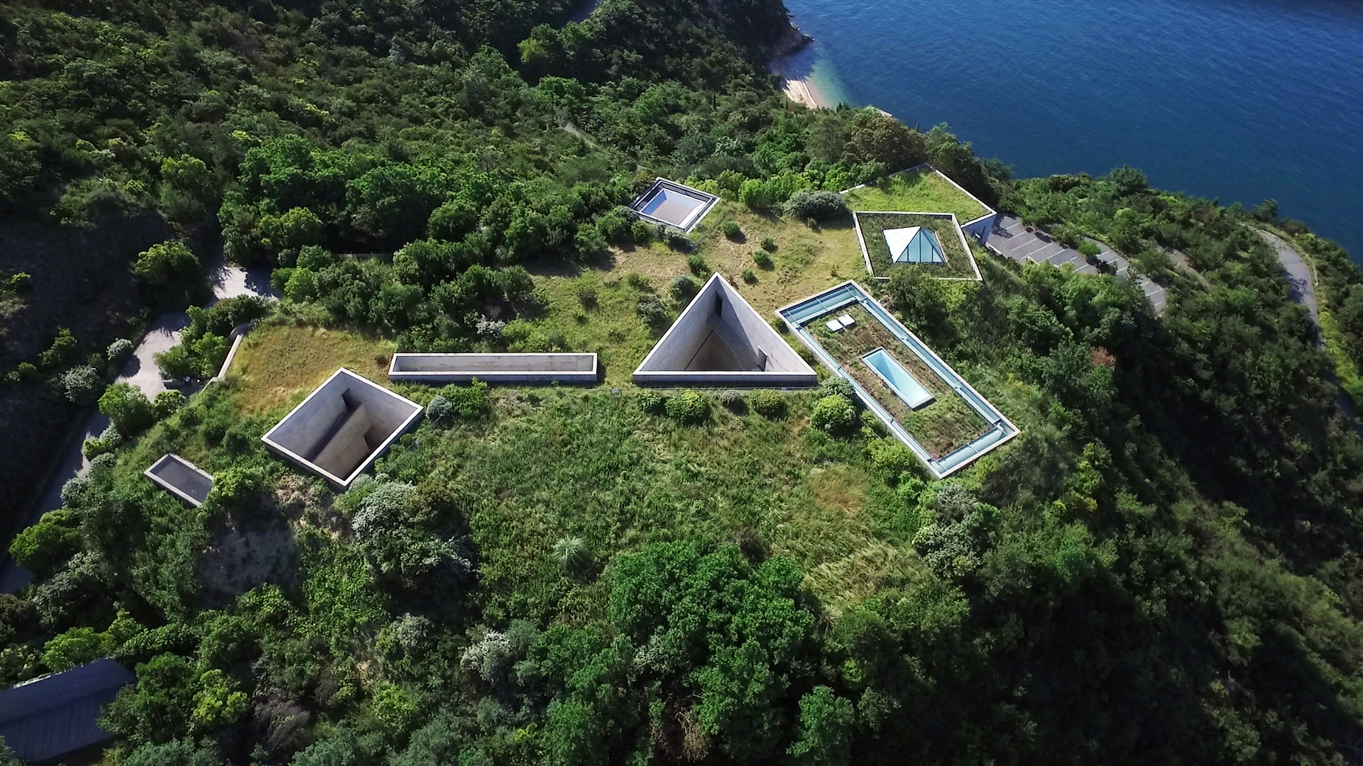 Chichu Art Museum in Naoshima, 2004. Photography: Tadao Ando Architect Associates