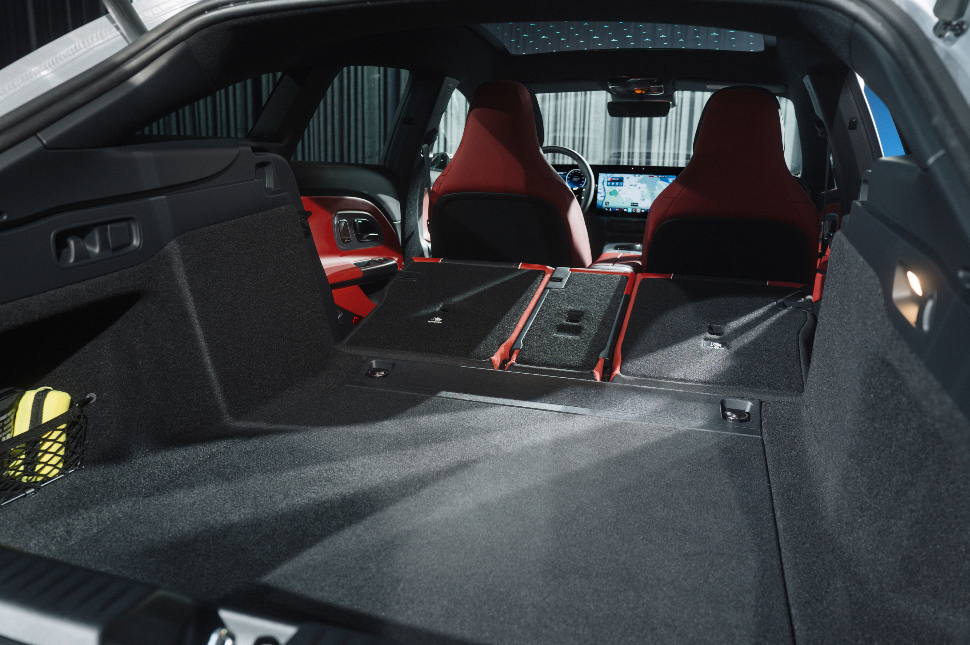 Seats down in the new Mercedes CLA Shooting Brake
