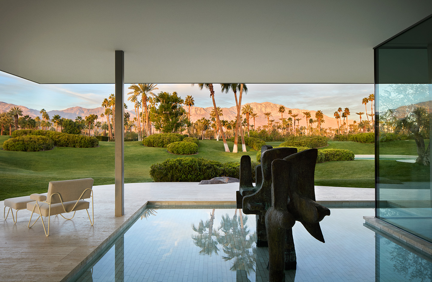 Rancho Mirage house, the home of architect Steven Harris and husband and collaborator Lucien Rees Roberts