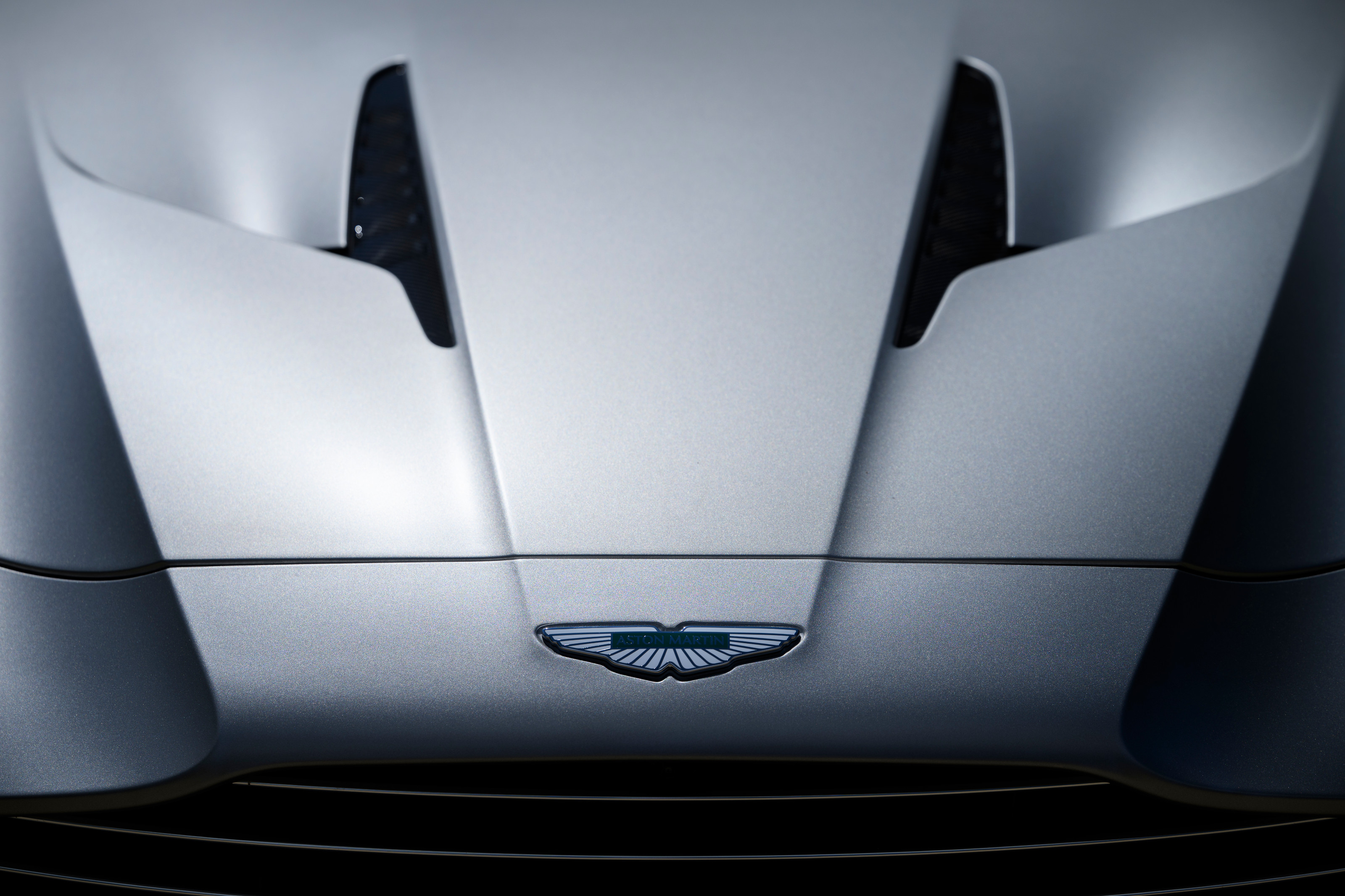 Aston Martin Vanquish Volante bonnet detail