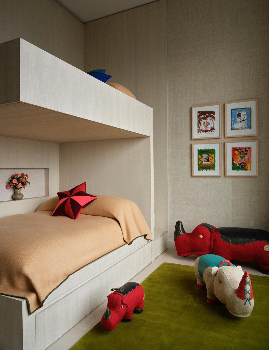 Dovigi apartment in 432 park avenue interiors with big picture frame windows