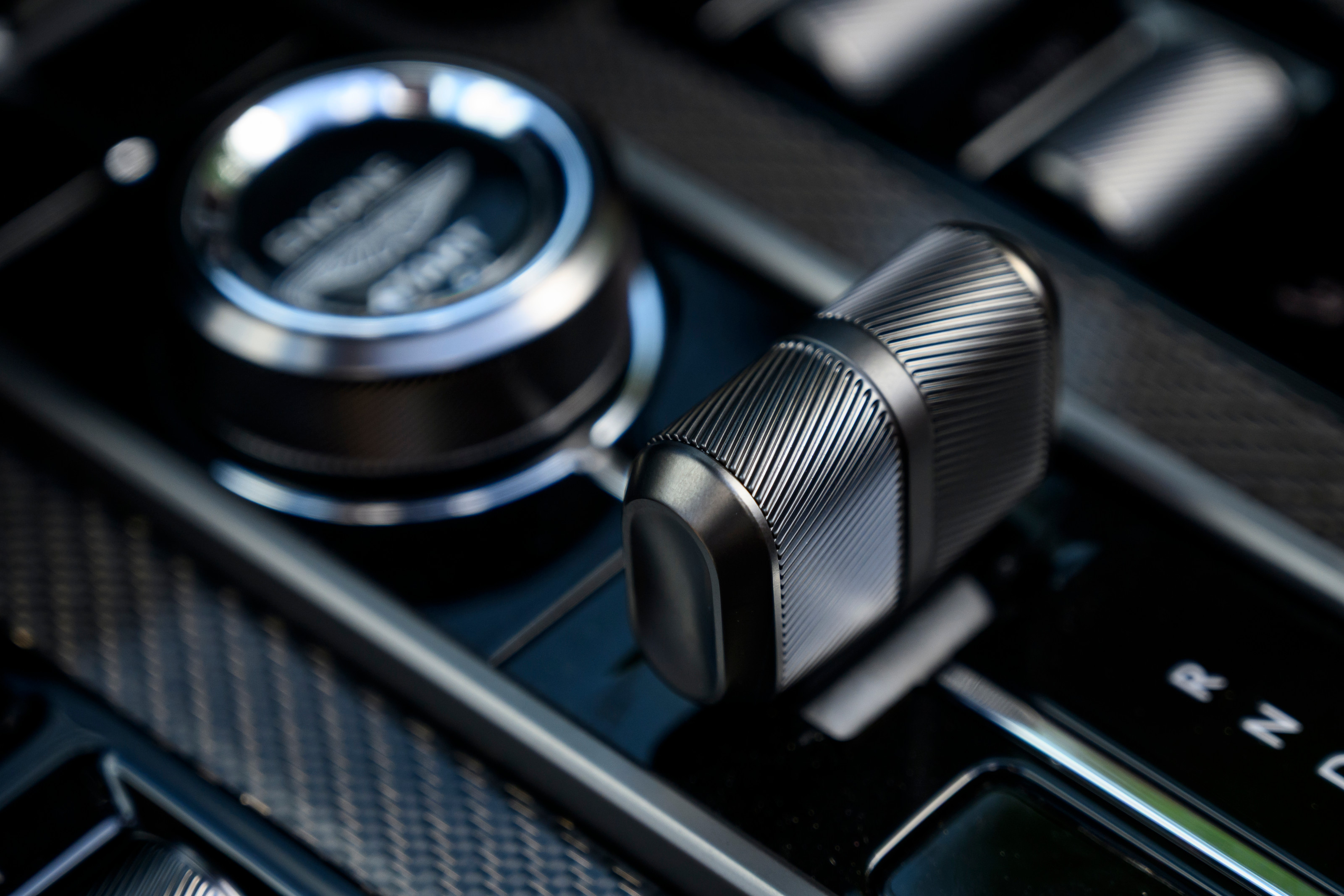 Aston Martin Vanquish Volante switchgear