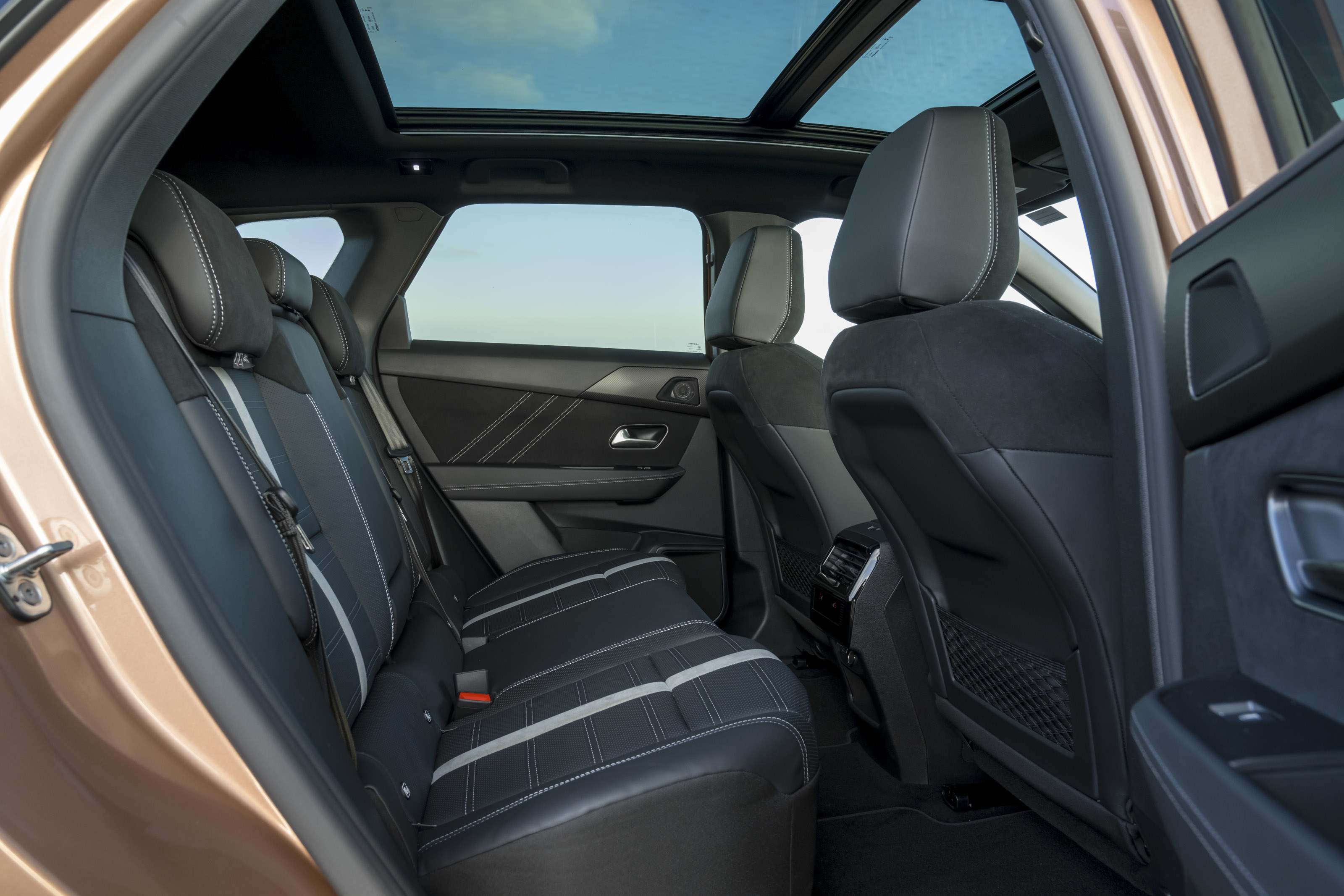 The Vauxhall Grandland has a spacious interior with a glazed roof