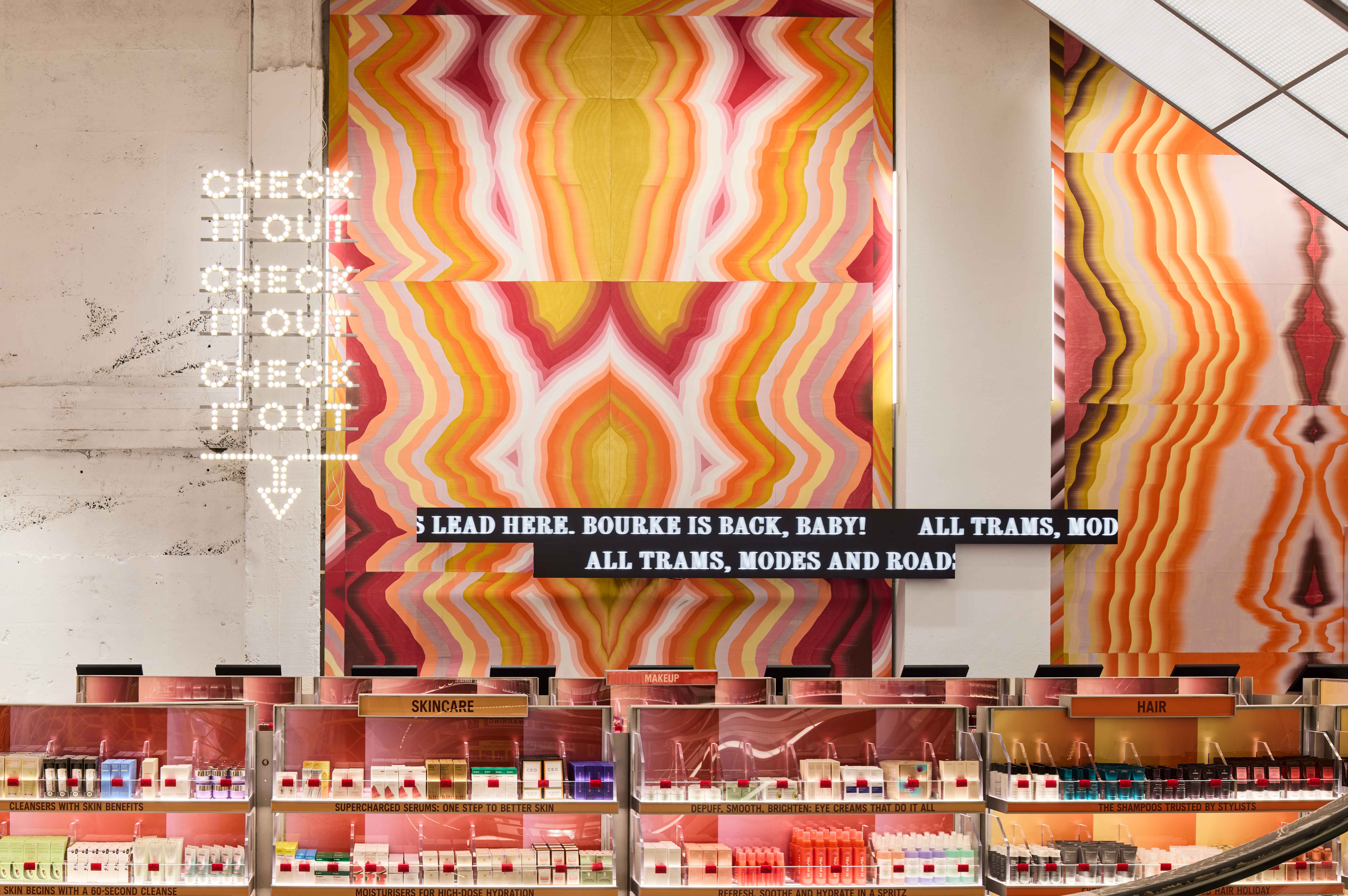 Interior of Mecca Melbourne store