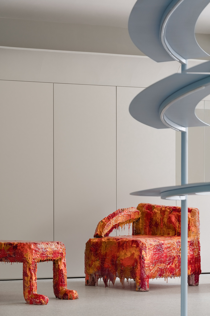 Interiors of Njoy, a sex shop in Kyiv